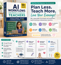 AI Workflows for Primary and Elementary Teachers - 50+ Copy-Paste AI Prompts for Lesson Planning